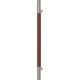 Turnstyle Designs Recess Leather Pulls Slim Barrel (Stitch Out) - 300mm