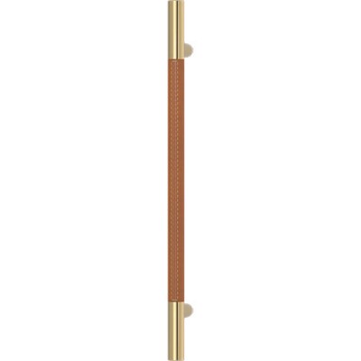 Turnstyle Designs Recess Leather Pulls Slim Barrel (Stitch Out) - 500mm