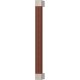 Turnstyle Designs Recess Leather Door Pulls Square Long (Stitch Out) - 225mm