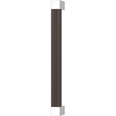 Turnstyle Designs Recess Leather Door Pulls Square Long (Stitch Out) - 325mm