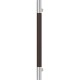 Turnstyle Designs Recess Leather Door Pulls Barrel (Stitch Out) - 400mm