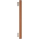 Turnstyle Designs Recess Leather Coffin Leg Door Pull (Stitch Out) - 450mm