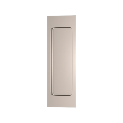 Turnstyle Designs S1955 Plain Rectangular Flush Pull